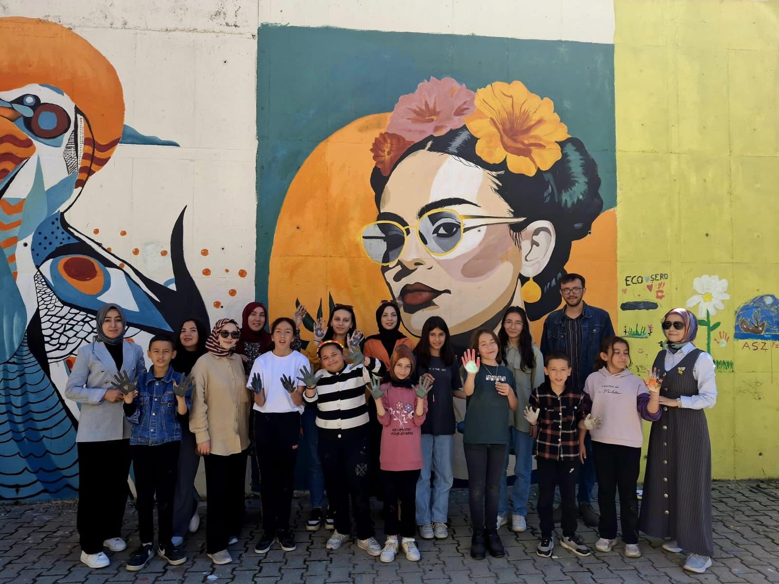  Çocuk Üniversitesi Öğrencileri ile Duvar Resmi Projesi Gerçekleştirildi.